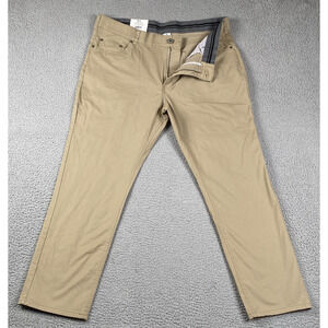 Members Marks Mason Straight Fit 5 Pocket Slacks Chino Pants Men's 38x30 New